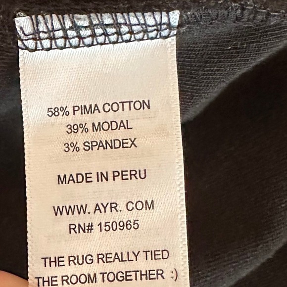 AyR The High Hopes Pant in Black with Pockets Size - Picture 10 of 13